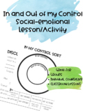 In and out of my control lesson activity Social-emotional 
