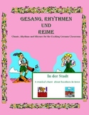 German Musical Chant About Town Vocabulary and Preposition