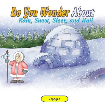 Preview of In one story know about water,  rain, hail, sleet and water cycle