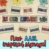 In our Library We... AASL Standards Framework Wall Decor, 