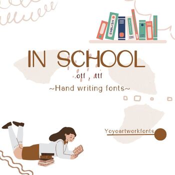 Preview of In school Font