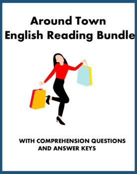 Preview of In the City / Stores / Around Town: ESL / EFL /ELL | 5 Readings @35% off!