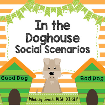 Preview of In the Doghouse Social Scenarios for Autism and Speech Therapy