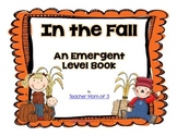 In the Fall Printable Sight Word Book Kindergarten FREEBIE
