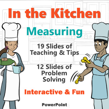 Preview of In the Kitchen Measuring PowerPoint