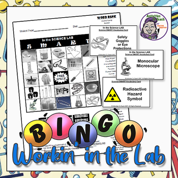 Preview of Science Bingo: In the Lab (Science Equipment & Safety)