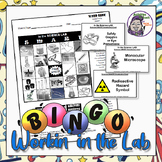 Science Bingo: In the Lab (Science Equipment & Safety)