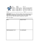In the News: Using the 5 W's and H to Investigate