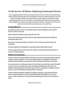 Preview of In the Service of Others: Exploring Community Heroes (Preschool/Pre-K Lesson)