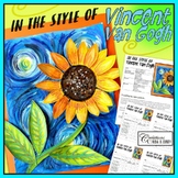 In the Style of Vincent Van Gogh, Spring: Art Lesson for Kids,  Impressionnist