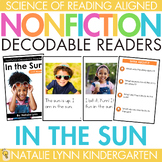 In the Sun Summer Differentiated Nonfiction Decodable Read