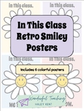 In this Class Retro Smiley Posters Classroom Decor