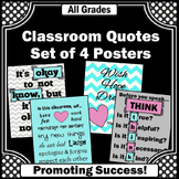 In this Classroom Posters SET Think Before You Speak Motiv