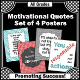 In this Classroom Rules Posters Bundle Motivational Quotes