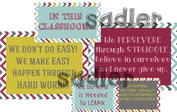 In this Classroom We.... by Science with Sadler | TPT