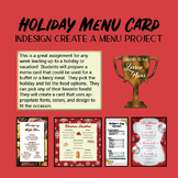 InDesign Holiday Menu Card