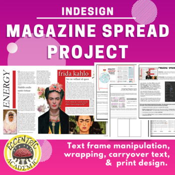 Preview of InDesign - Magazine Spread with Written and Video Tutorials