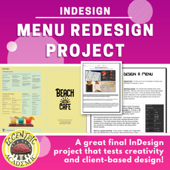 Preview of InDesign - Menu Redesign with Written and Video Tutorials