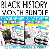 Black History Month Bundle - Activities, Biographies & Gra