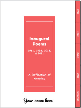 Preview of Inaugural Poetry 1961-2021 (Digital Interactive Notebook)