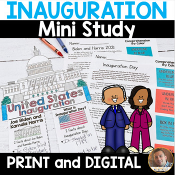 Preview of Inauguration Day 2021 Mini Study: An Interactive Activity PRINT and DIGITAL