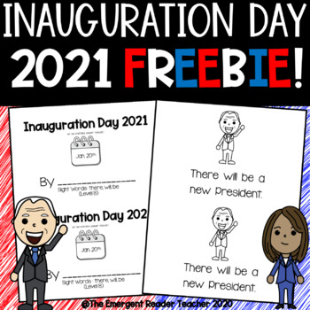 Preview of Inauguration Day Emergent Reader FREEBIE