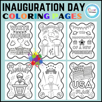 Preview of Inauguration day Coloring pages, presidents day crafts&activities, elections