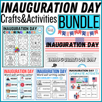 Preview of Inauguration day Crafts&Activities PACK,presidents day,elections, bulletin board