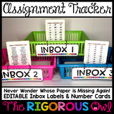 Inbox Labels and Assignment Classroom Management System EDITABLE