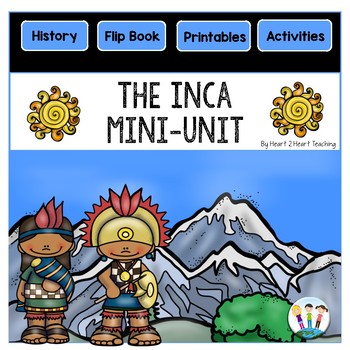 Preview of Inca Empire Activities Mini Unit Reading Passage Worksheets & Flip Book