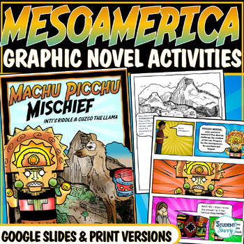 Preview of Inca Mesoamerica Project Graphic Novel Comic Strip Activities Google Slides