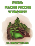 Incas: Machu Picchu Webquest (Panoramic Pictures)
