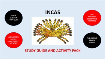 Preview of Incas: Study Guide and Activity Pack