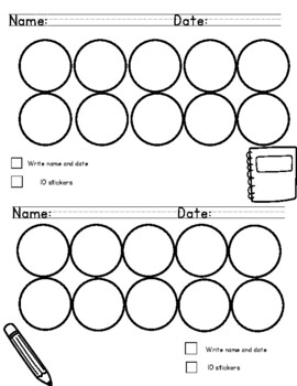 Preview of Incentive, Behavior, Reward Sticker Charts