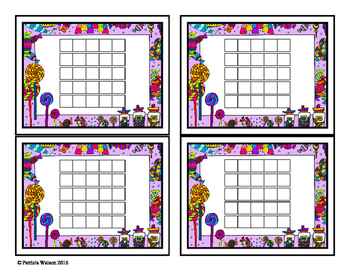 Preview of Incentive Chart or Reading Log Candy Theme