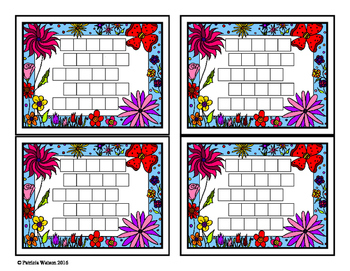 Preview of Incentive Chart or Reading Log Flower Theme