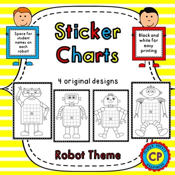 Robot Sticker Chart