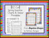 Incentive Charts & Sticker Printables {Spring, Rainbow & Easter}