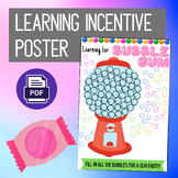 Bubblegum Incentive Reward Chart Poster - Not Program Spec