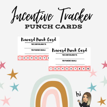 Preview of Incentive Tracker -  Punch Cards
