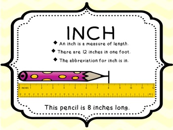 Preview of Inch & Centimeter Poster