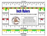 Inch Rulers: Rulers that Measure Items Up to 10 Inches in Length