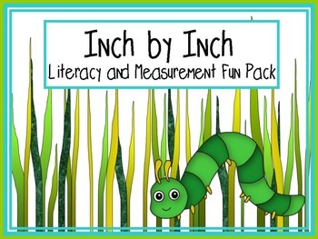 Preview of Inch by Inch Literacy and Measurement Fun Pack distance learning