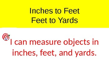 Inches To Feet, Feet To Yards by Palmetto Beck | TPT