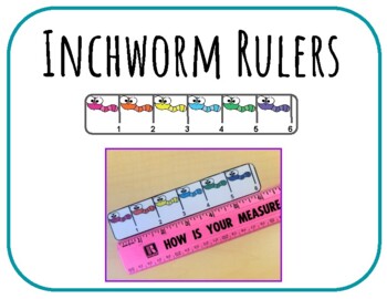 free printable inch worm rulers
