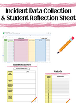 Preview of Incident Data Collection and Student Reflection Sheet