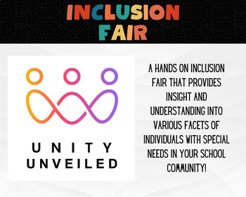 Preview of Inclusion Fair - Unity Unveiled - Special Needs Awareness - Building Community