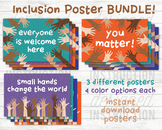 Inclusion Poster Bundle! Kindness Guidance Counselor Diver