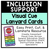 Inclusion Support Visual Lanyard Cards | Behavior Manageme