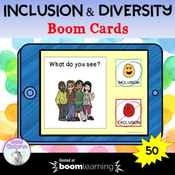 Preview of Inclusion and Diversity Boom Cards